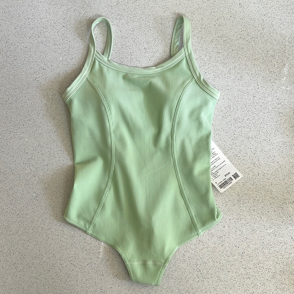 NWT Lululemon Ribbed Yoga Bodysuit sz 6